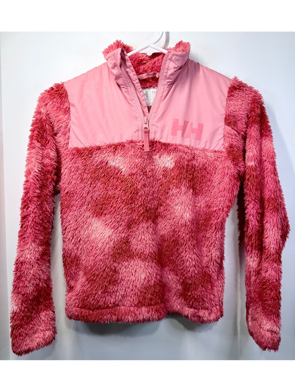Girls Helly Hansen Sherpa fleece pullover size 8